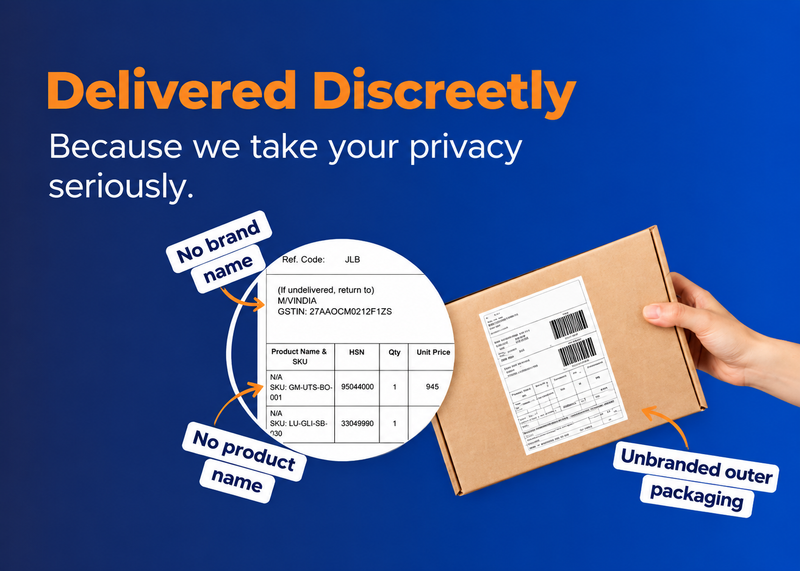 discreet delivery banner mobile